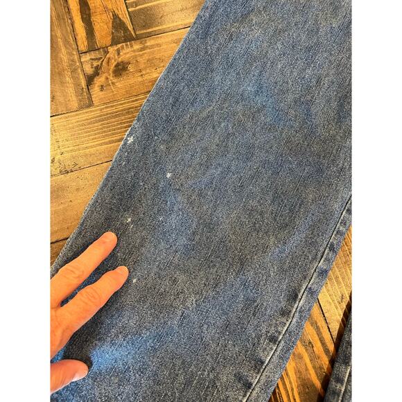 VTG Overalls D'Mode Classix Womans L Jean Bib Western Cowgirl Farm Barn Cottage - Picture 9 of 11